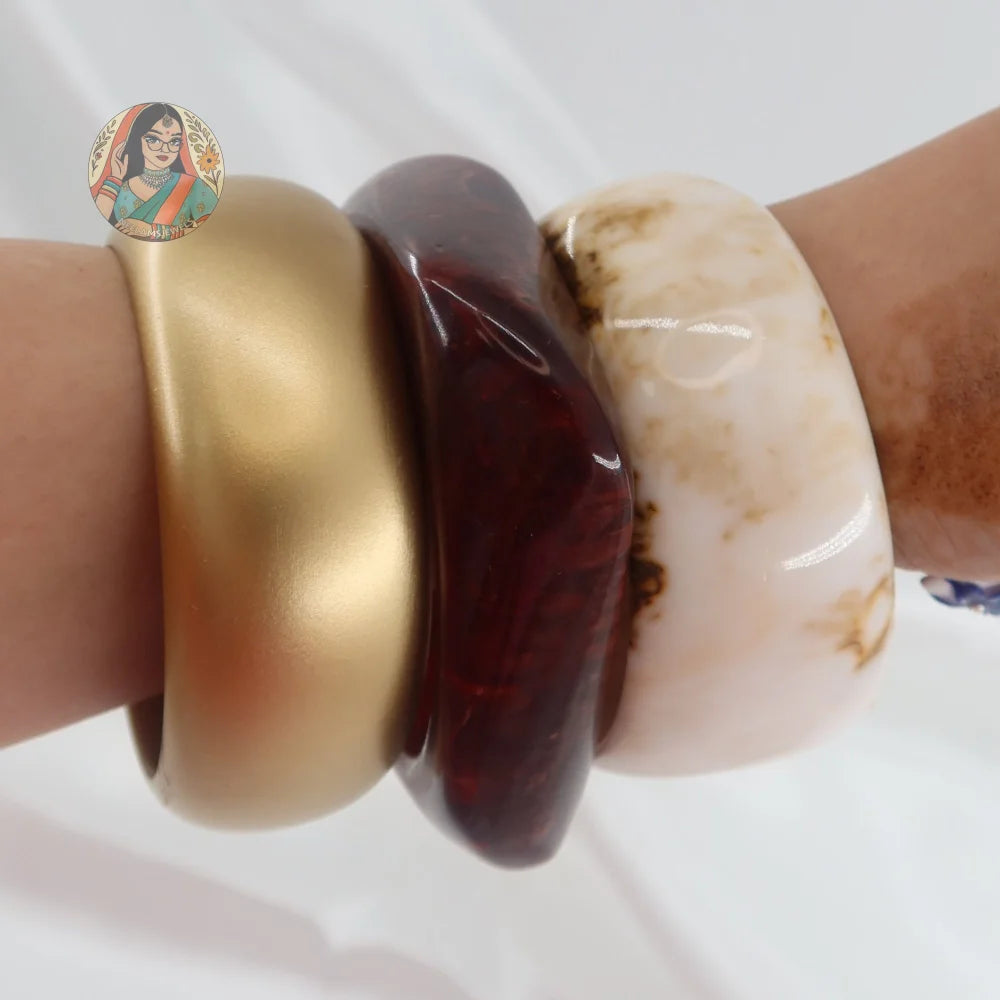 Ritika Resin Bangle Stack