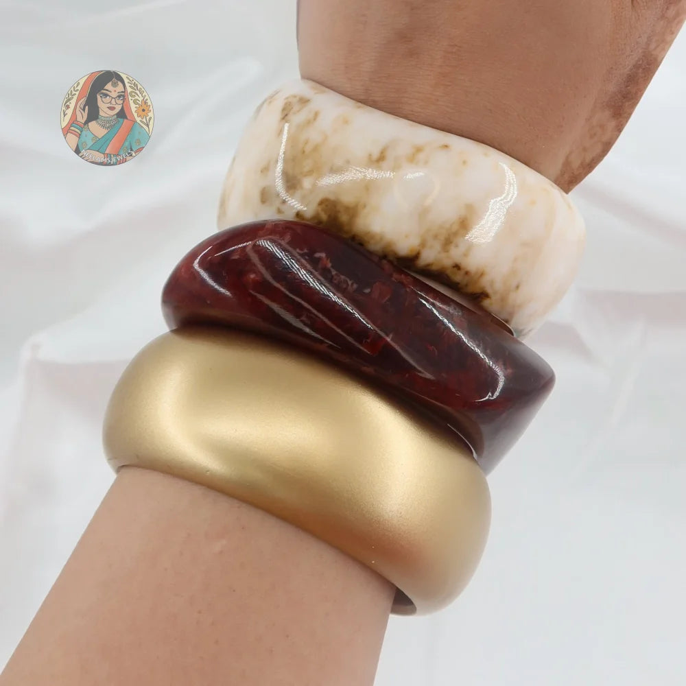 Ritika Resin Bangle Stack