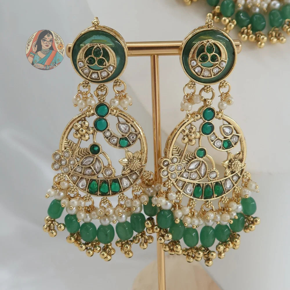 Riwayaat Necklace Set (Green)