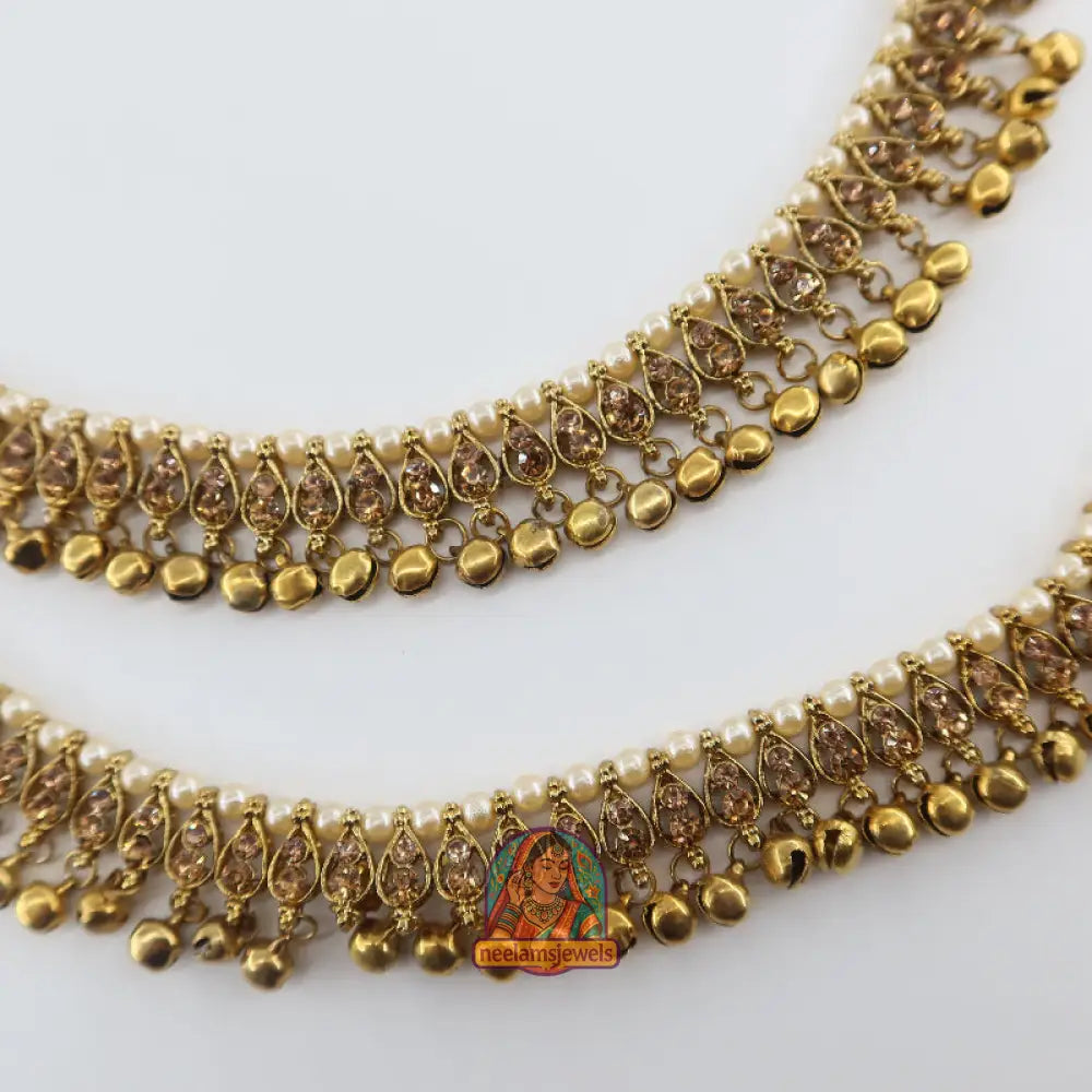 Royal Gold Pearl Payal
