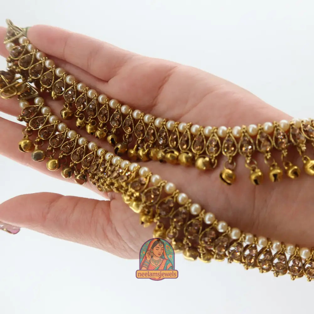 Royal Gold Pearl Payal