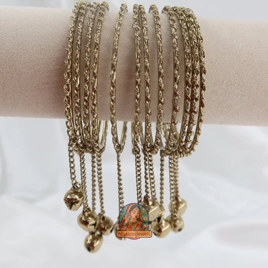 Rutuja Ghungroo Bangles (Mehndi)