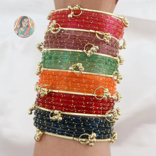 Sadhna - Kashmiri Glass Bangle Set