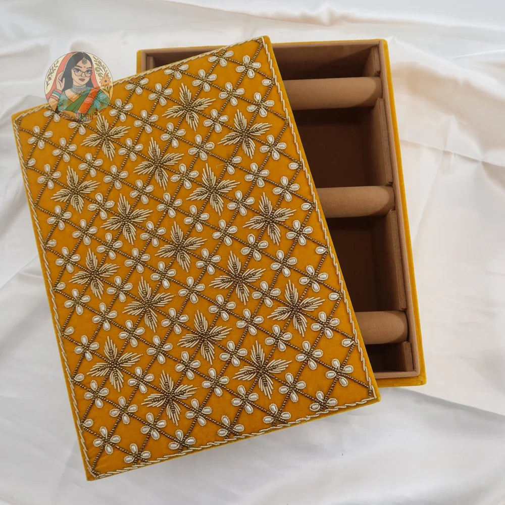 Sahibaa Bangle Organizer - Mustard