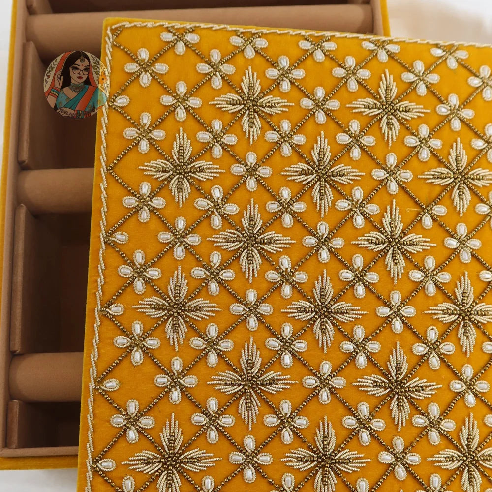 Sahibaa Bangle Organizer - Mustard