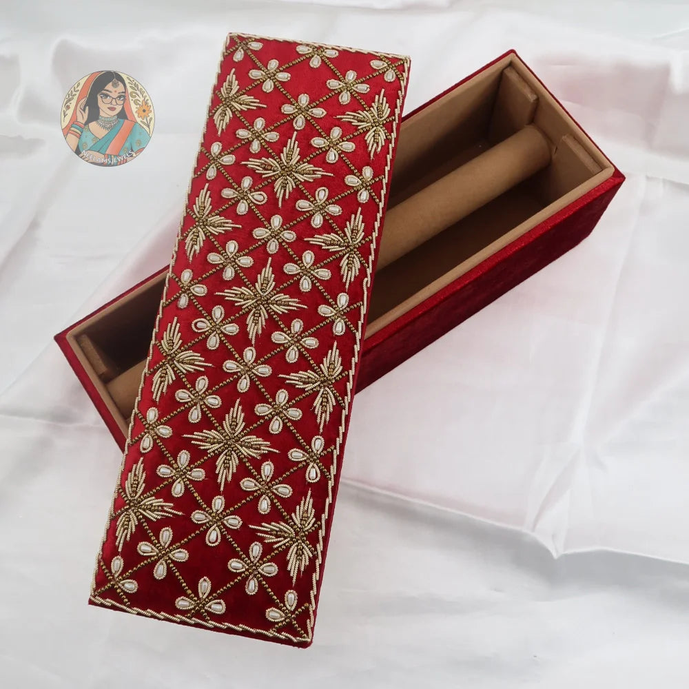 Sahibaa Bangle Organizer - Red - 1