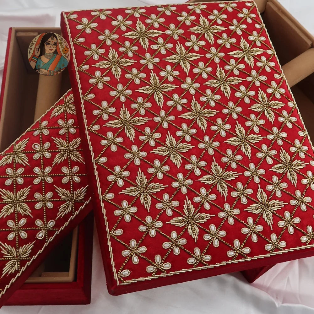 Sahibaa Bangle Organizer - Red