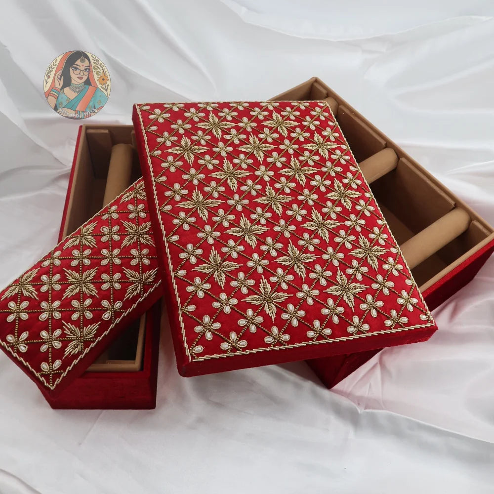 Sahibaa Bangle Organizer - Red
