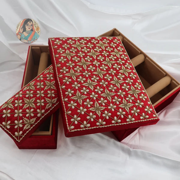 Sahibaa Bangle Organizer - Red