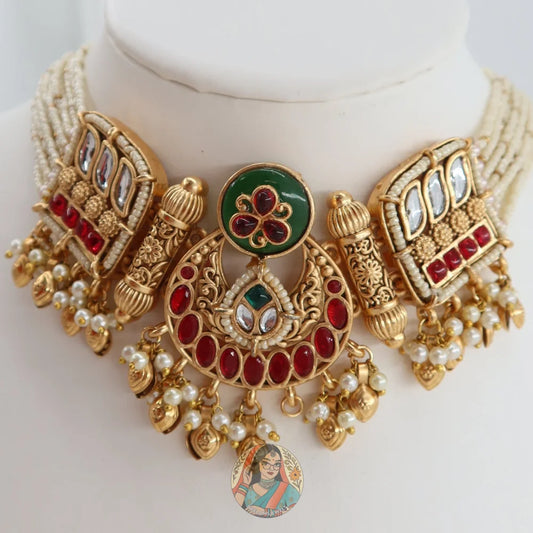 Sakshi Heritage Necklace Set