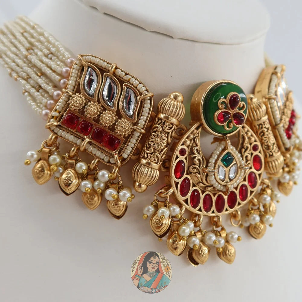 Sakshi Heritage Necklace Set