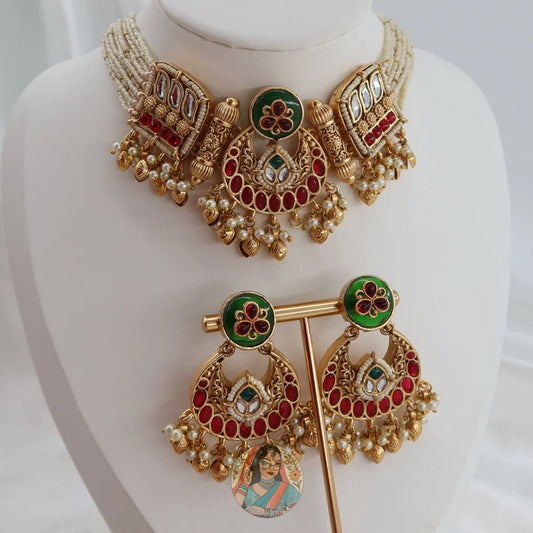 Sakshi Heritage Necklace Set