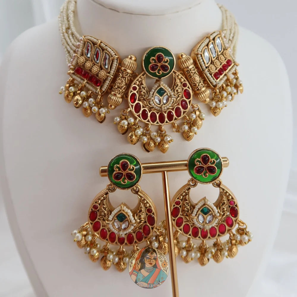 Sakshi Heritage Necklace Set
