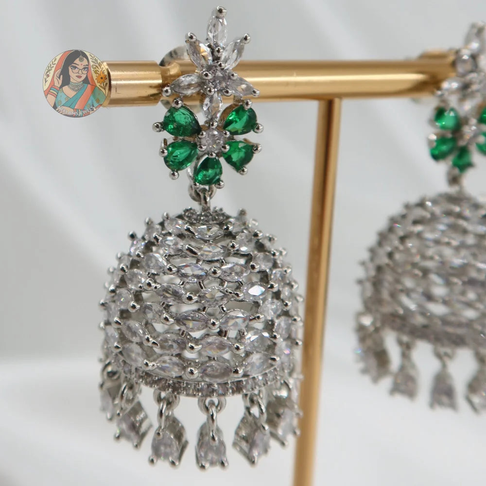 Samaira AD Earrings (Green)