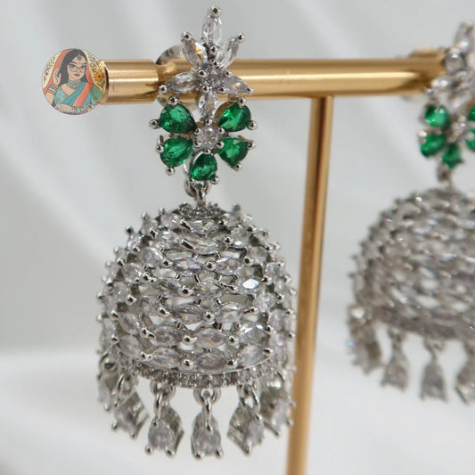 Samaira AD Earrings (Green)