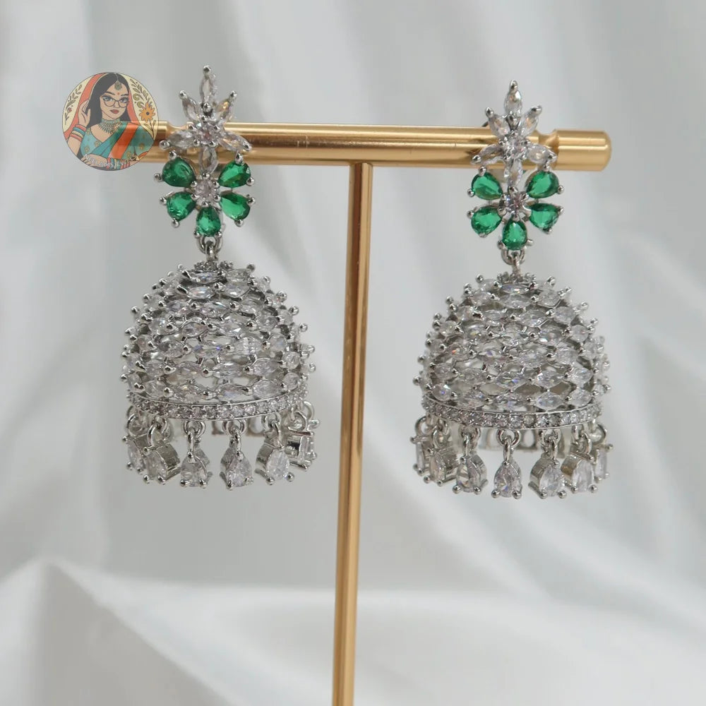 Samaira AD Earrings (Green)