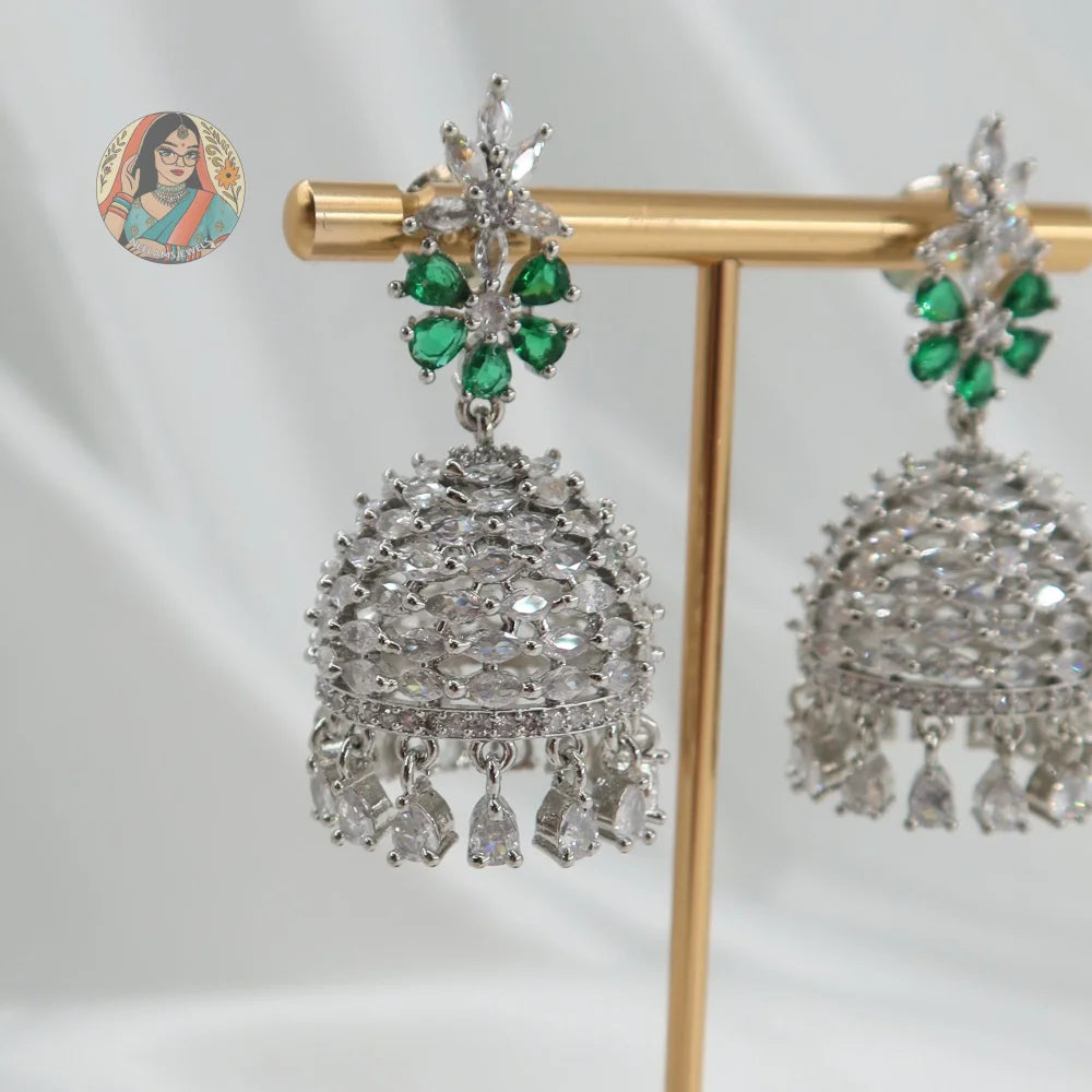 Samaira AD Earrings (Green)