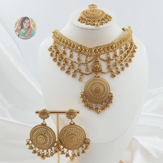 Samirah Gold Necklace Set