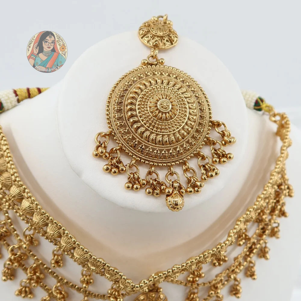 Samirah Gold Necklace Set