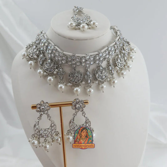 Sammi Silver Necklace Set