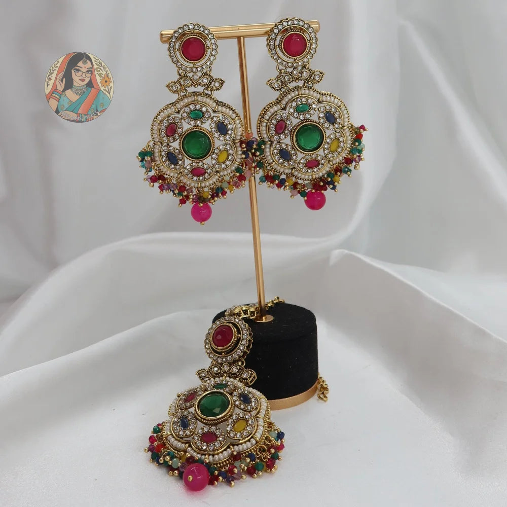 Sanam Jhumka & Tikka Set