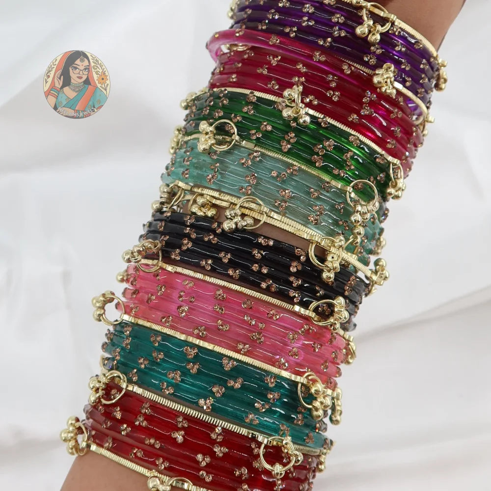 Sangeeta - Kashmiri Glass Bangle Set