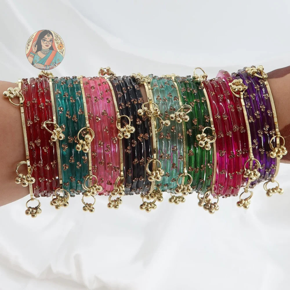 Sangeeta - Kashmiri Glass Bangle Set