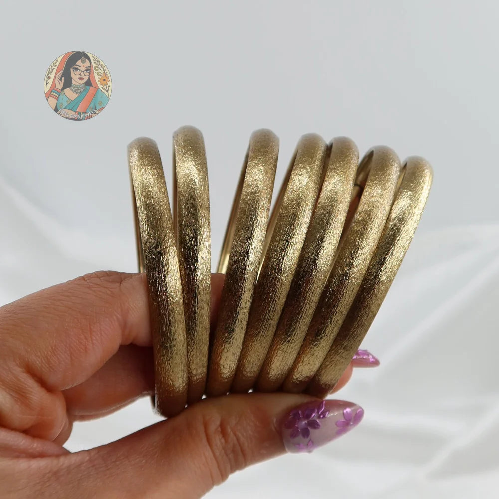 Sanjana Matte Bangle Stack (Mehndi)
