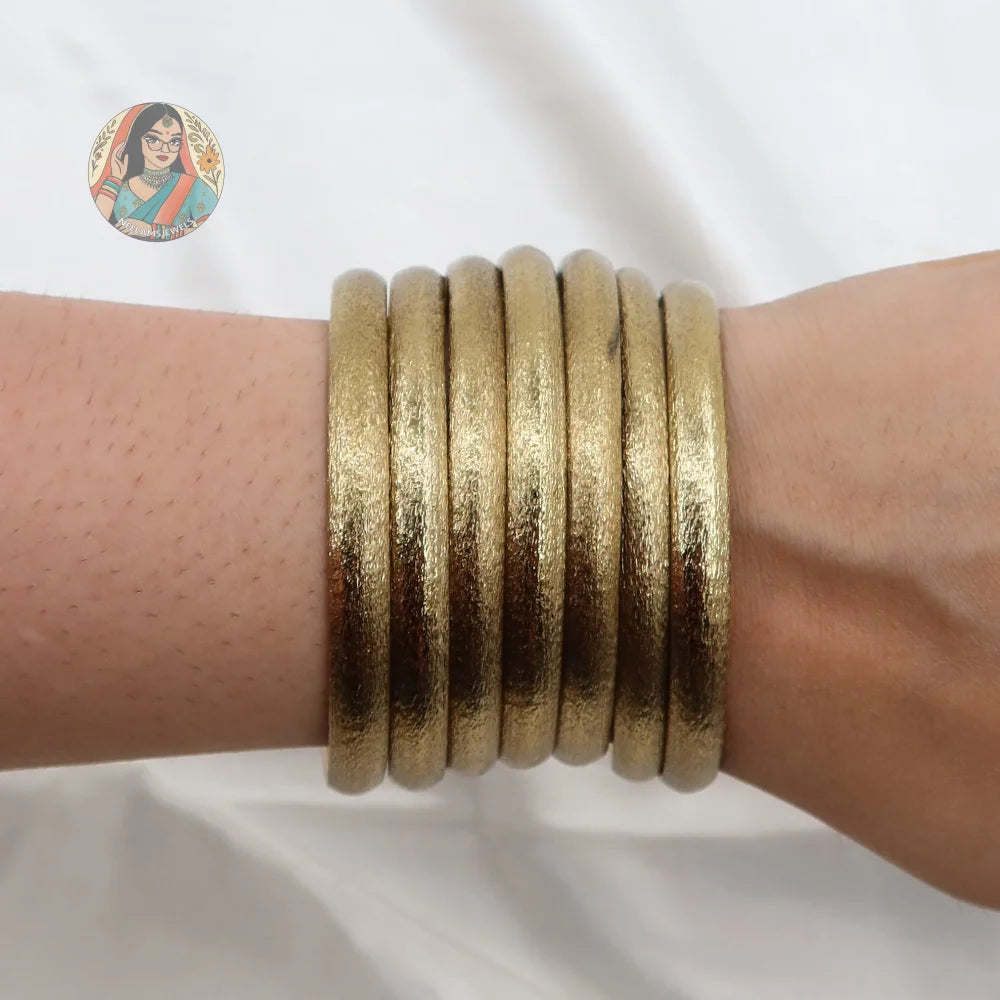 Sanjana Matte Bangle Stack (Mehndi)
