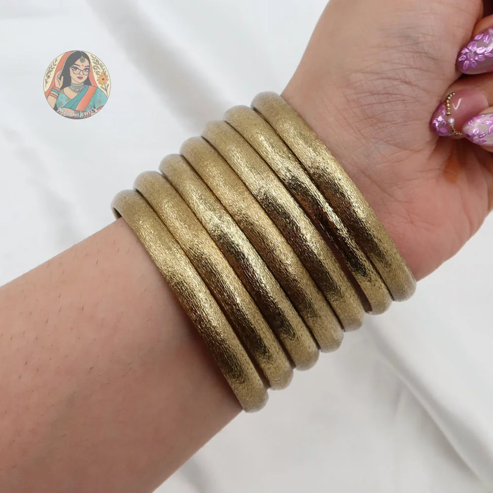 Sanjana Matte Bangle Stack (Mehndi)