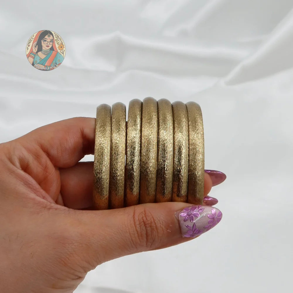 Sanjana Matte Bangle Stack (Mehndi)