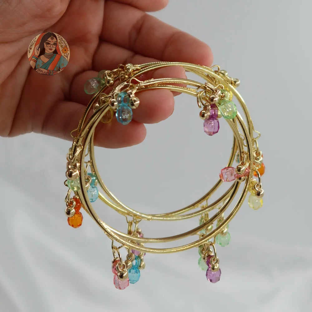 Sanjana Multi-Color Drop Bangles
