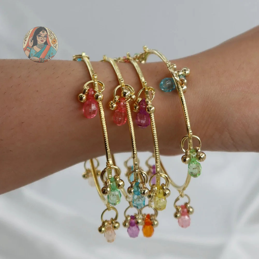 Sanjana Multi-Color Drop Bangles