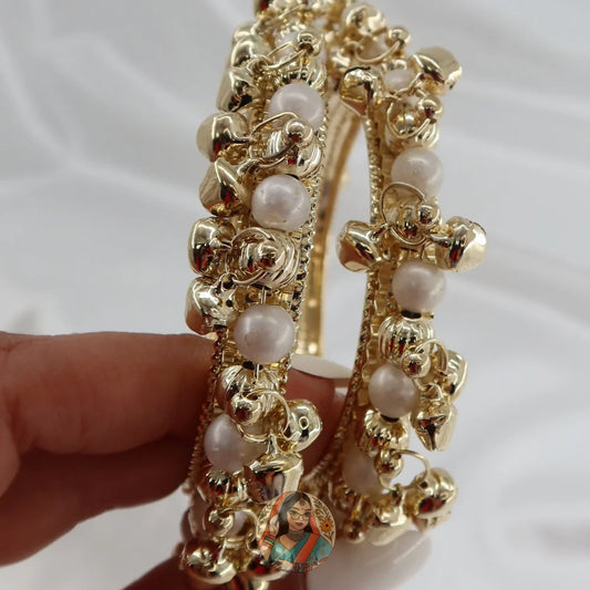 Sara Ghungroo Bangles (Gold)