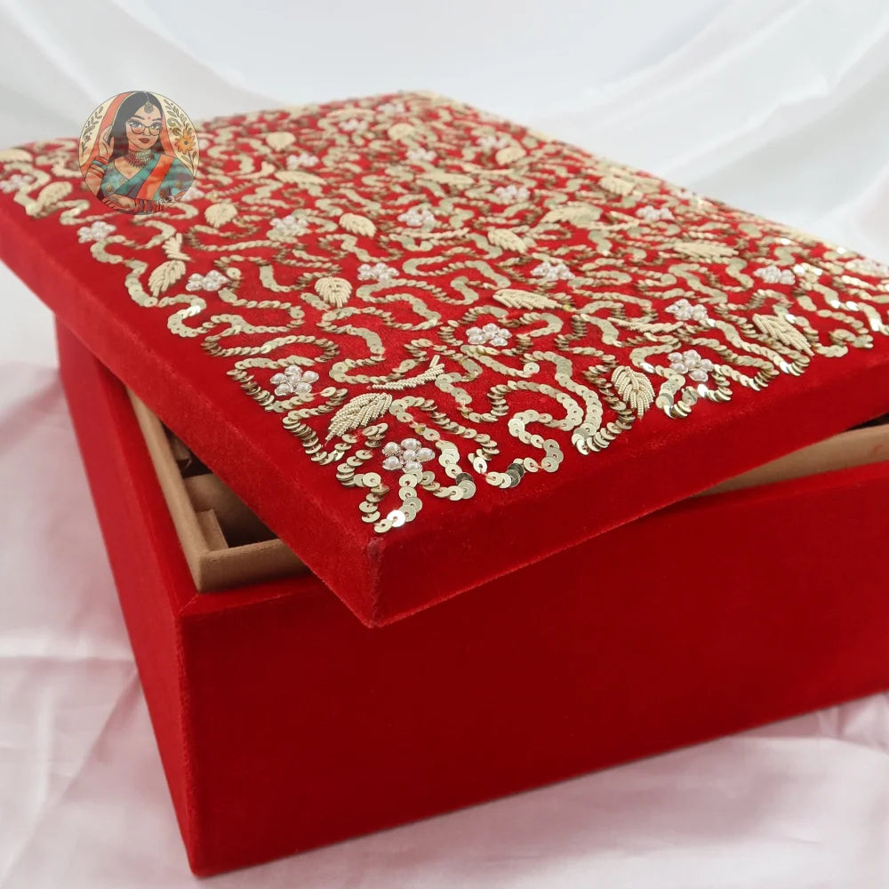Sassi Bangle Organizer - Red