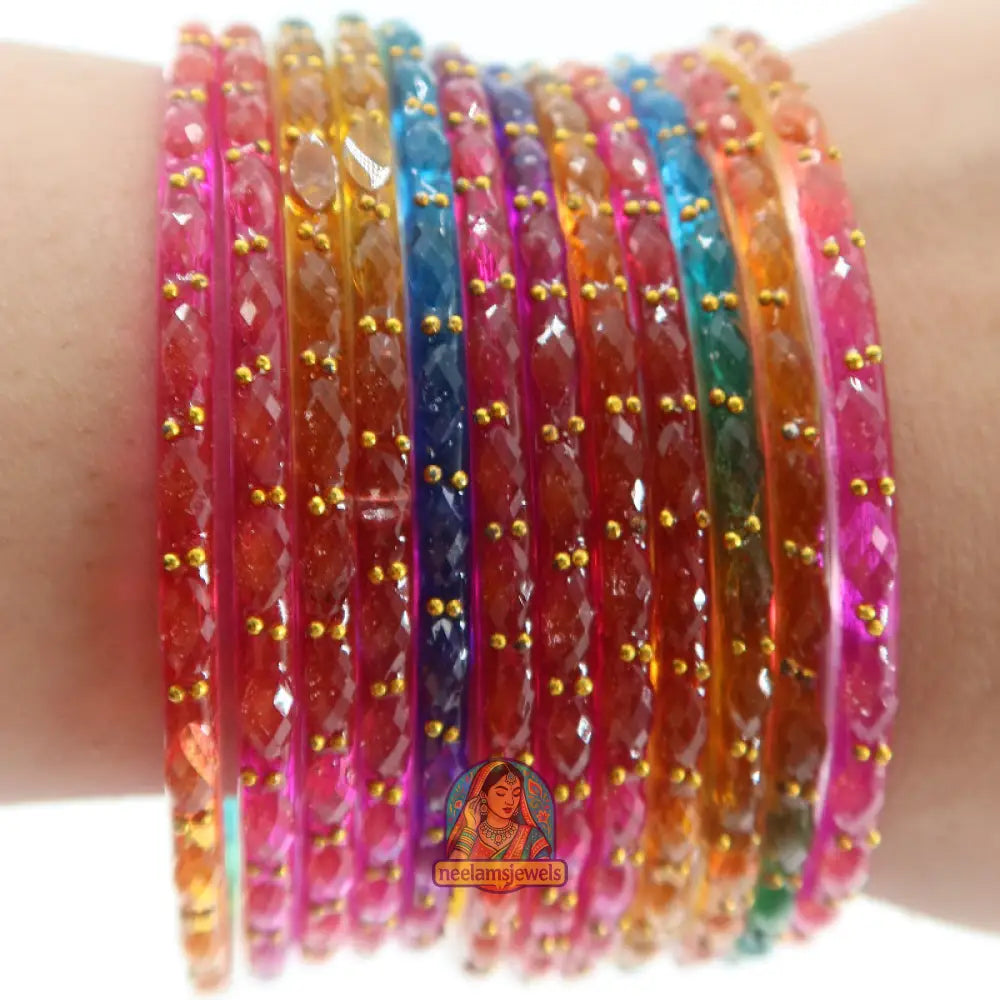 ’Satrangi’ Glass Bangle Set