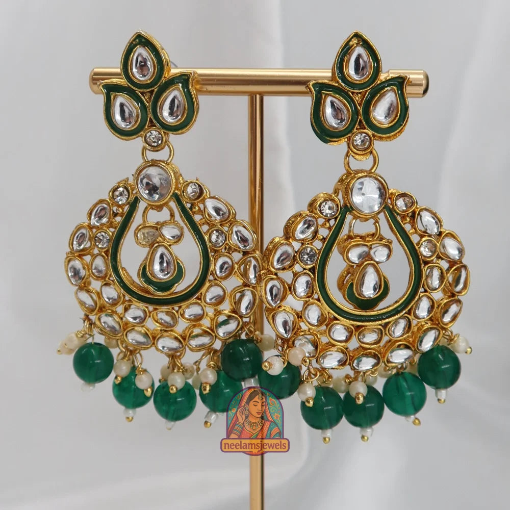 Seerat Kundan Set (Green)