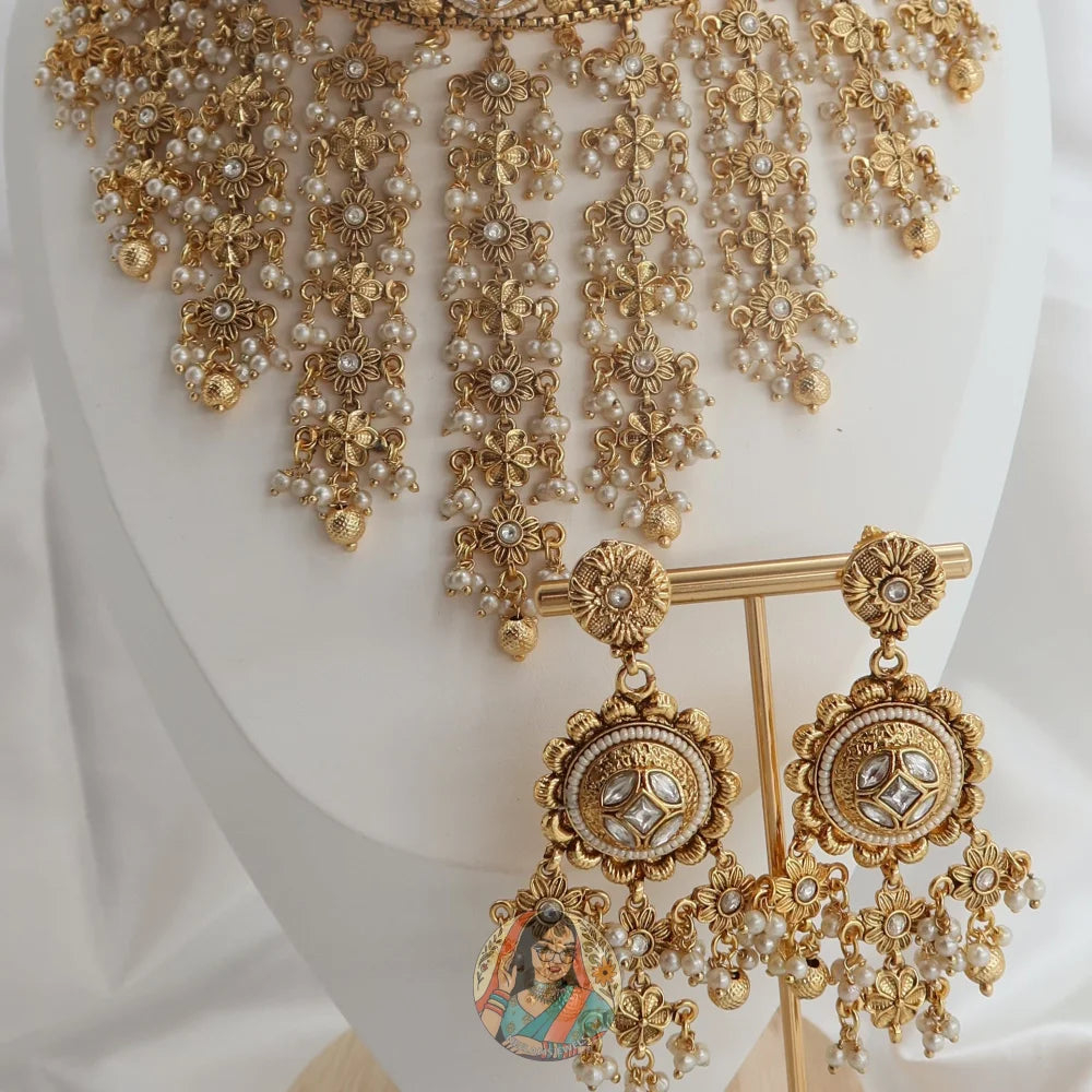 Sehj Waterfall Necklace Set
