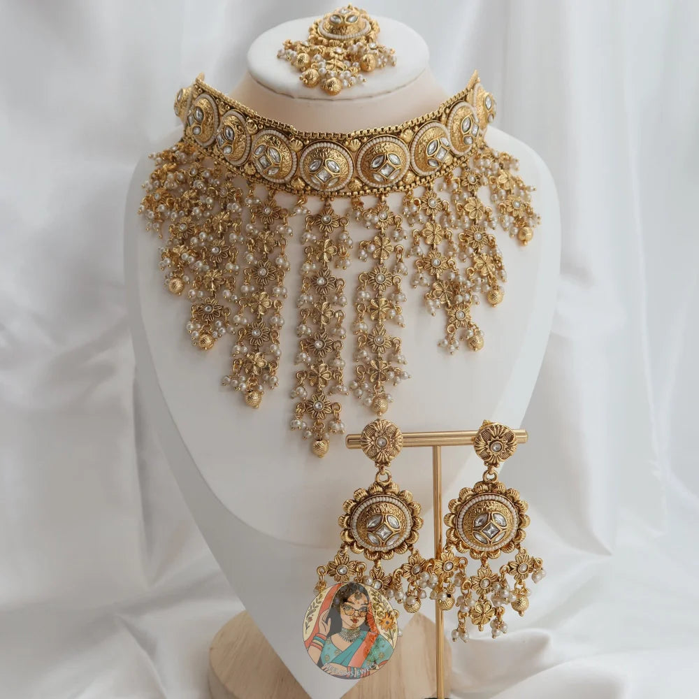 Sehj Waterfall Necklace Set