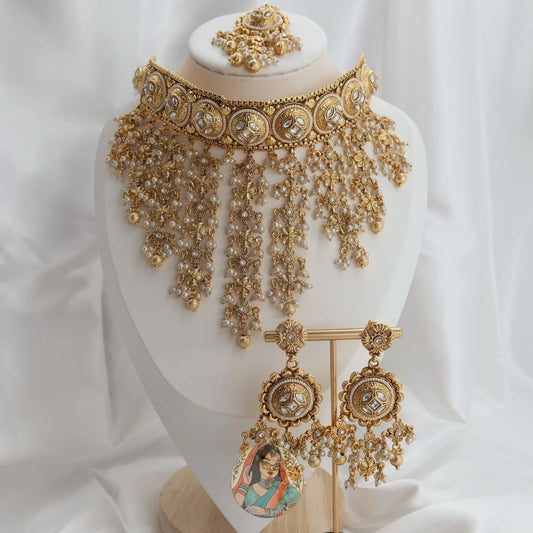 Sehj Waterfall Necklace Set