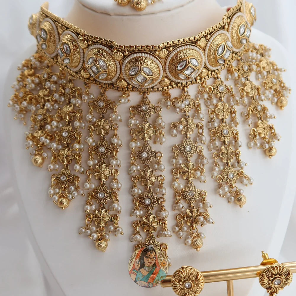 Sehj Waterfall Necklace Set