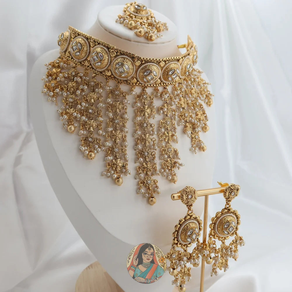 Sehj Waterfall Necklace Set