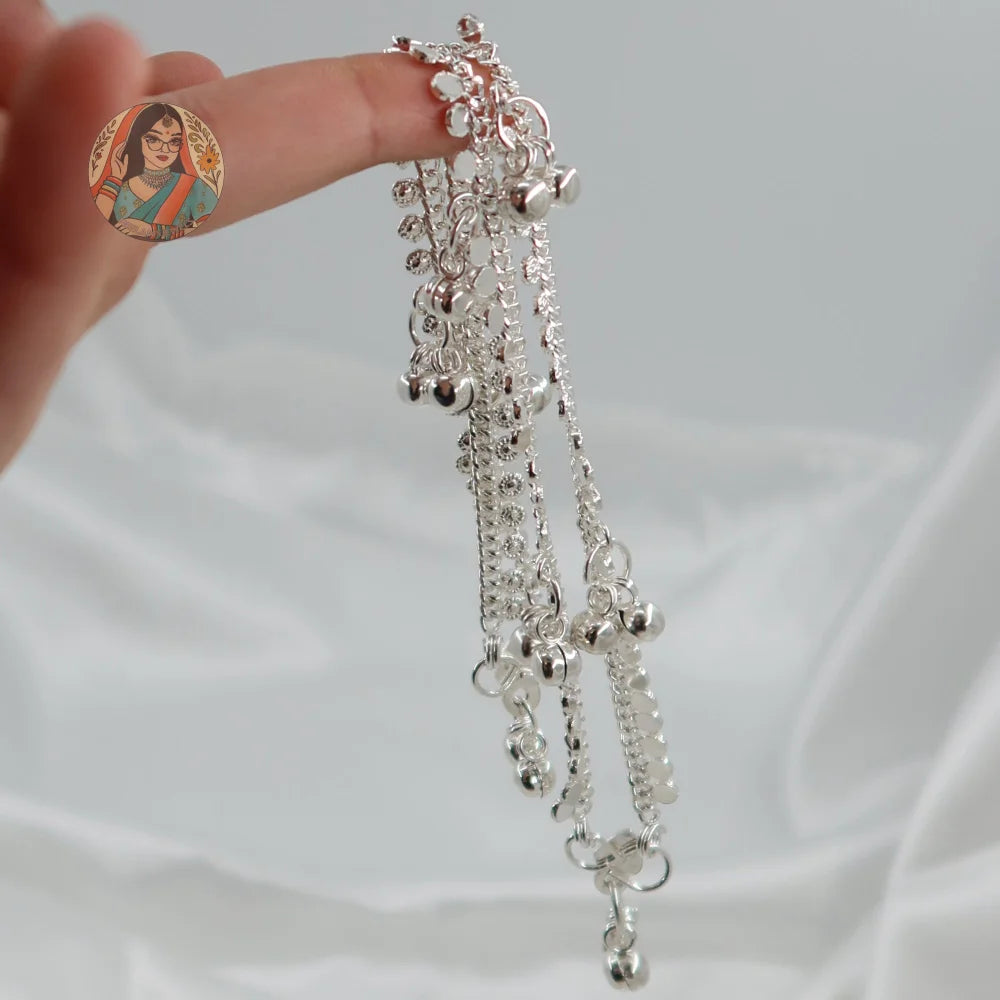 Silver Ghungroo Anklet (Copy)