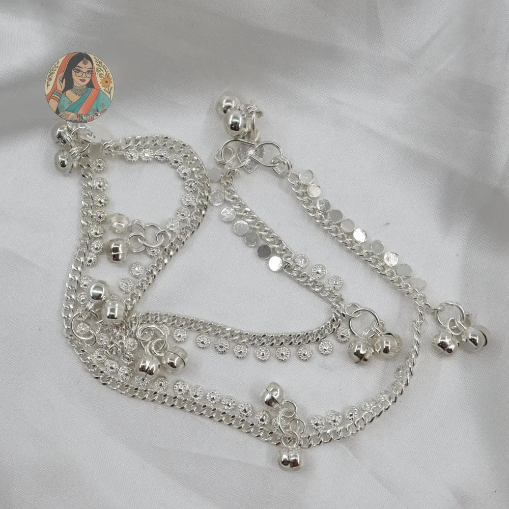 Silver Ghungroo Anklet (Copy)