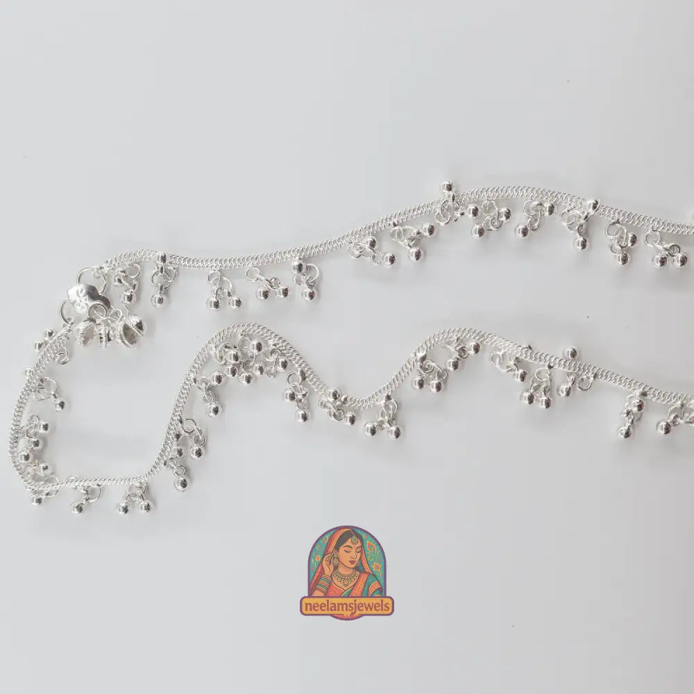 Silver Ghungroo Payal