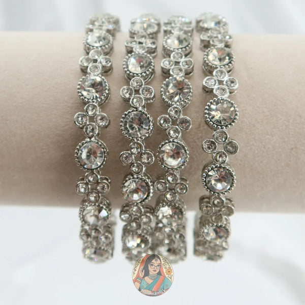 Silver Pentagon Bangles (Copy) 2.10