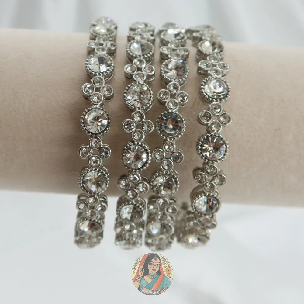 Silver Pentagon Bangles (Copy) 2.10