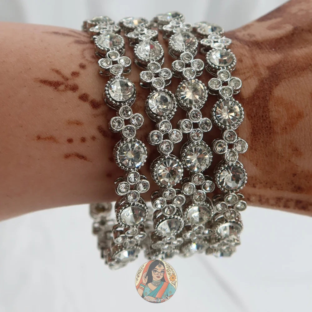 Silver Pentagon Bangles (Copy) 2.10