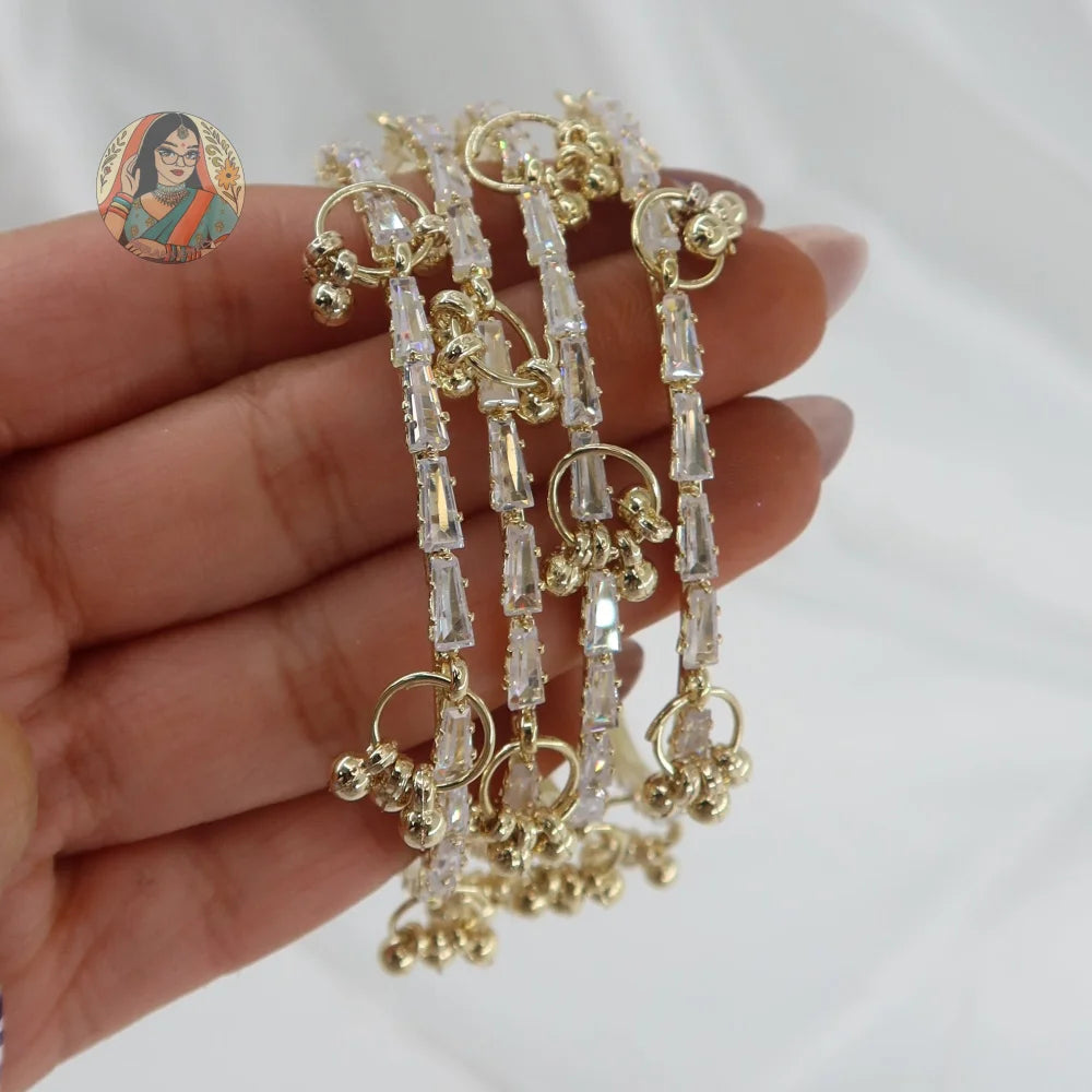 Sitara Ghungroo Mini Bangle Set (4)
