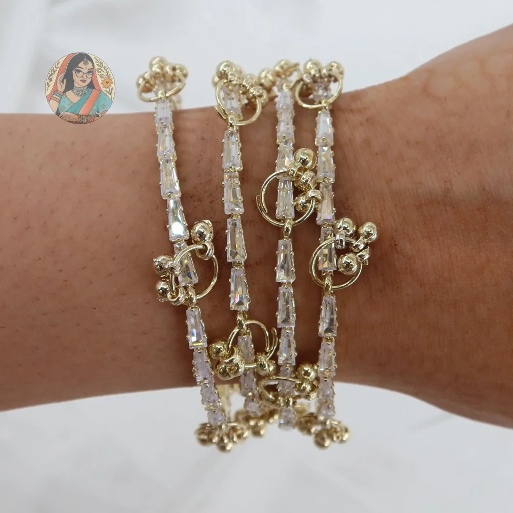 Sitara Ghungroo Mini Bangle Set (4)